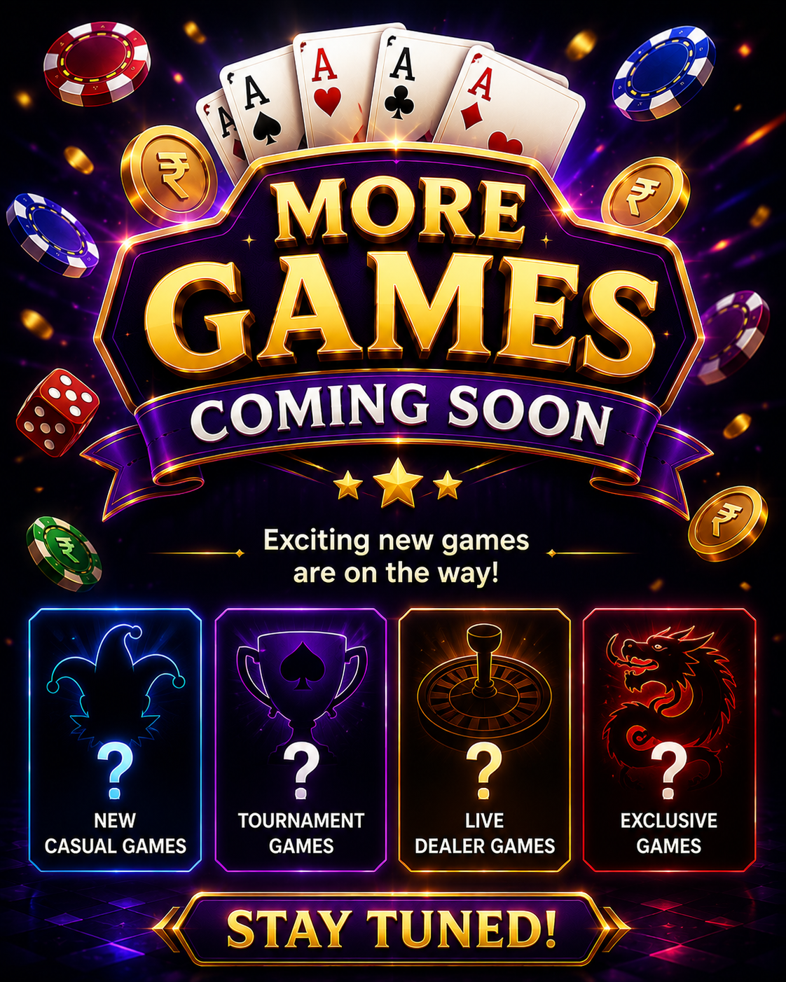 More Games Coming Soon